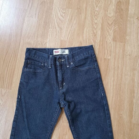 Levi's Boys 510 Skinny Fit Dark Wash Jeans - size 14 in Blue - Picture 2 of 12